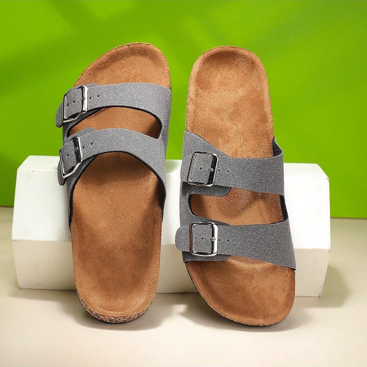 sandália masculina sandalia masculina de couro sandalias homem chinela de couro chinela masculina chinelo masculino sandálias Birken, Birken masculina