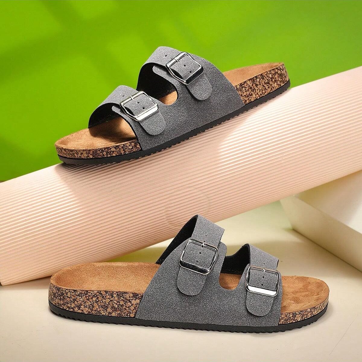 sandália masculina sandalia masculina de couro sandalias homem chinela de couro chinela masculina chinelo masculino sandálias Birken, Birken masculina