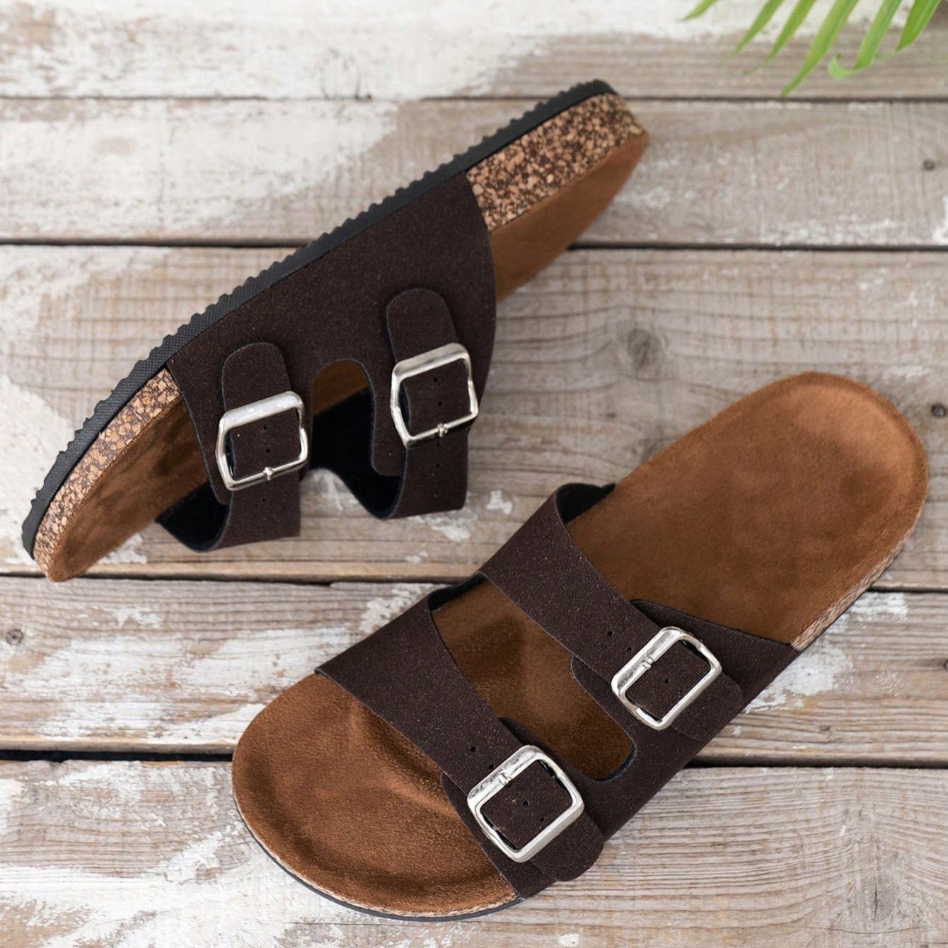 sandália masculina sandalia masculina de couro sandalias homem chinela de couro chinela masculina chinelo masculino sandálias Birken, Birken masculina