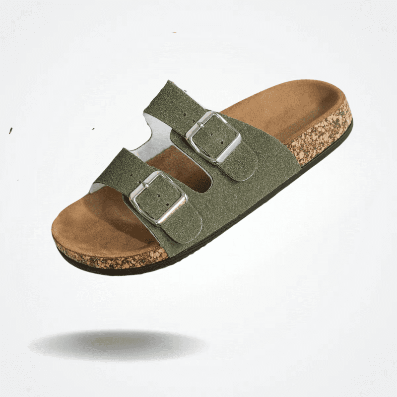 Sandália Masculina Birken em Couro Ilha Bela